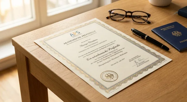 APS Certificate for German Universities